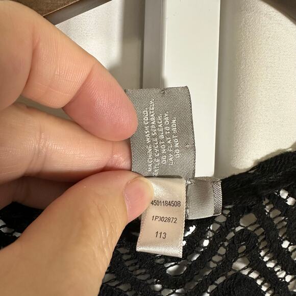 Chico's Travelers Collection Black Maxi Dress w Lace Jacket Sz 2 US L Resortwear - Picture 13 of 15